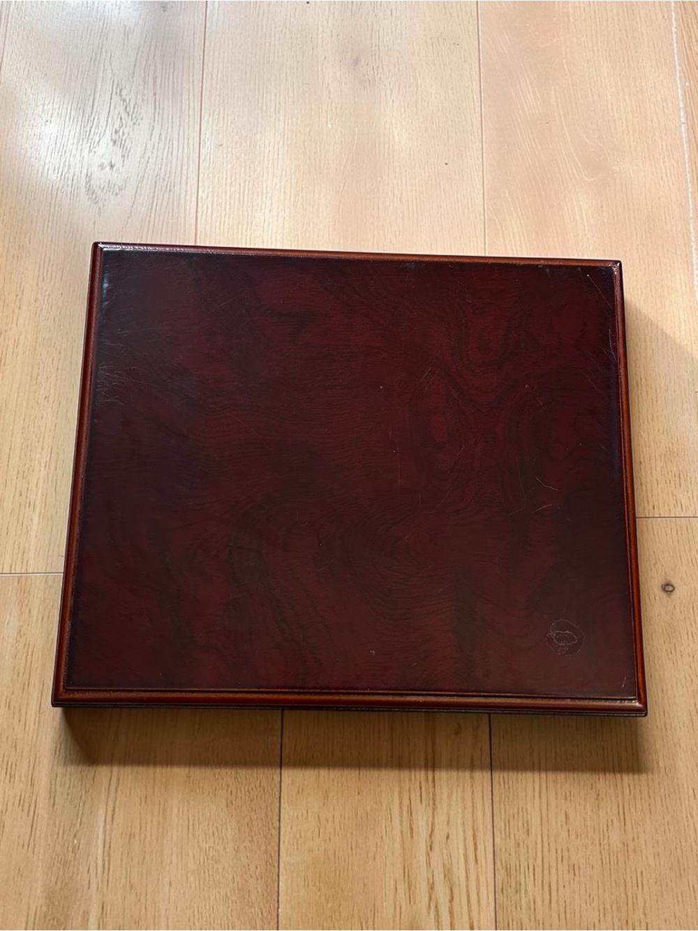 Vintage? Wooden Cigar Humidor Storage Box with Analog Hygrometer